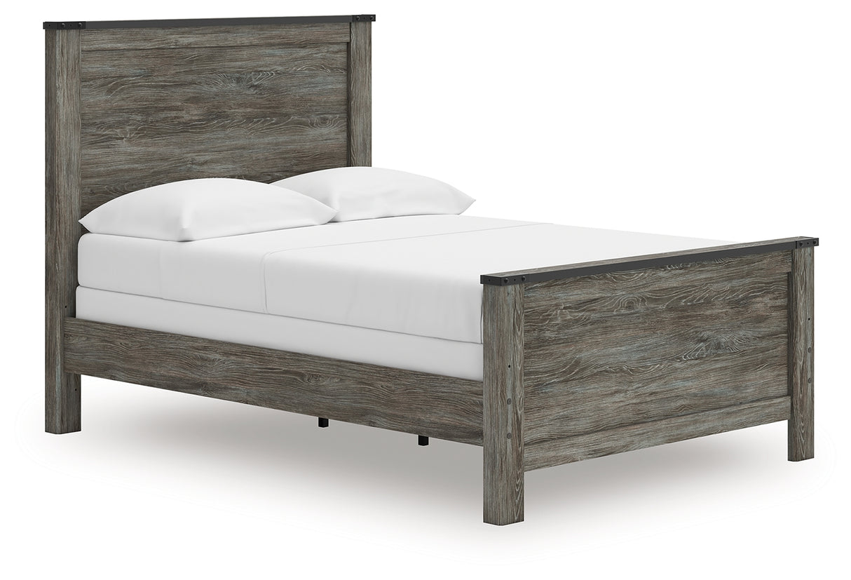 Furniture City - MS - Ashley Furniture - Frandern Bedroom - Full Panel Bed / Black/Gray - B4480B19