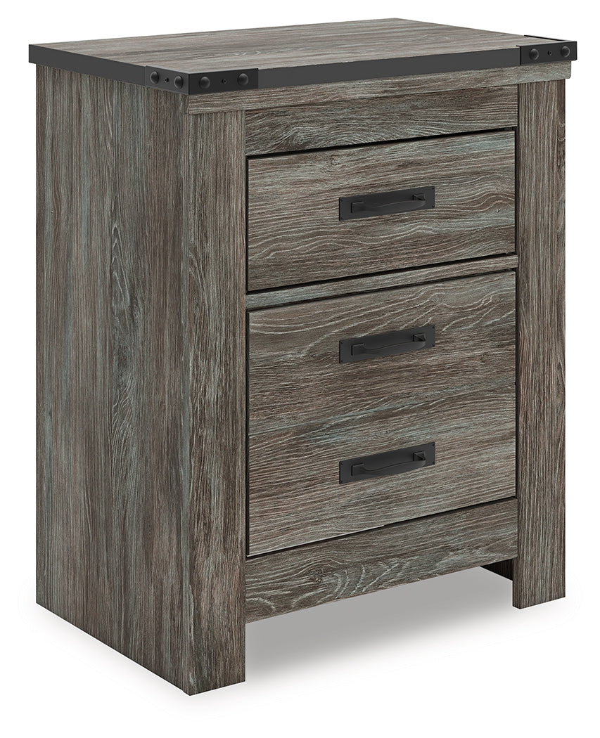Furniture City - MS - Ashley Furniture - Frandern Bedroom - Five Drawer Chest / Gray - B4480-46