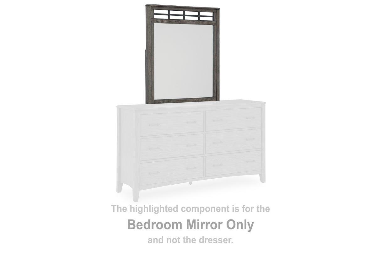 Furniture City - MS - Ashley Furniture - Montillan Bedroom - Bedroom Mirror / Grayish Brown - B651-36