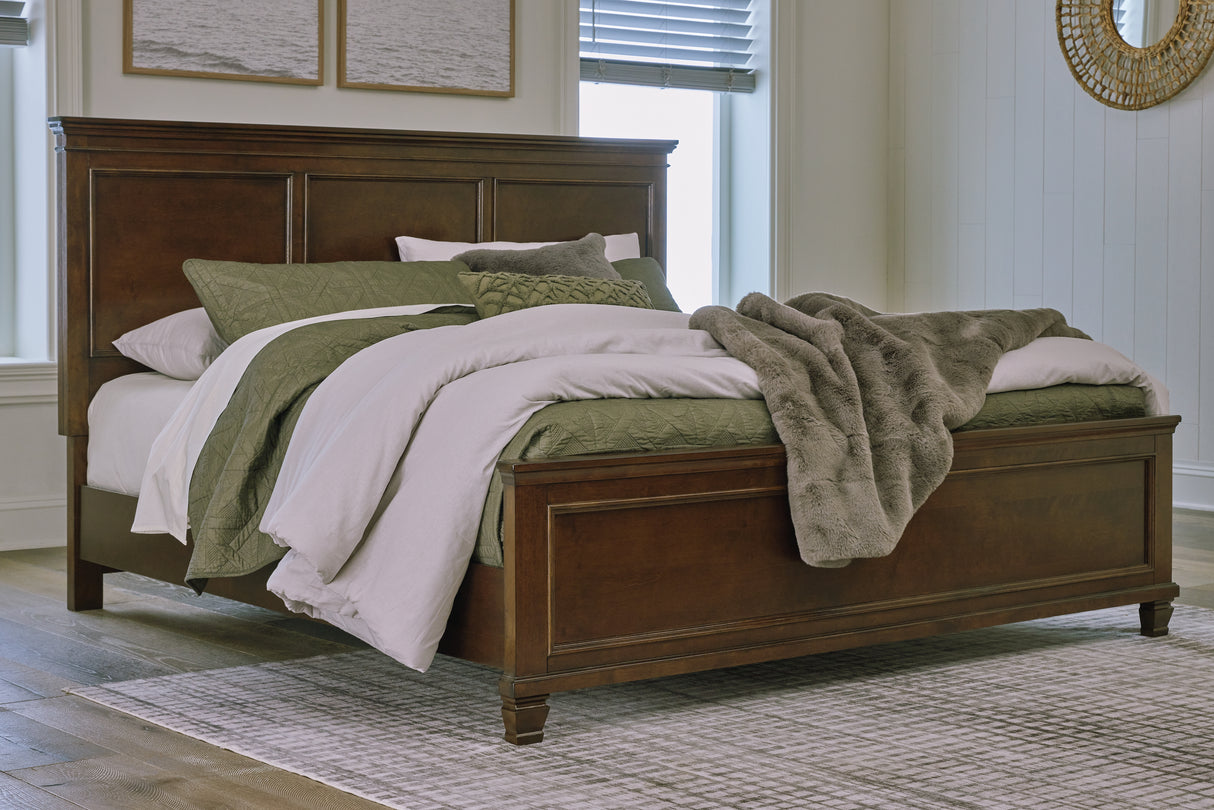 Furniture City - MS - Ashley Furniture - Danabrin Bedroom - King Panel Bed / Brown - B685B4