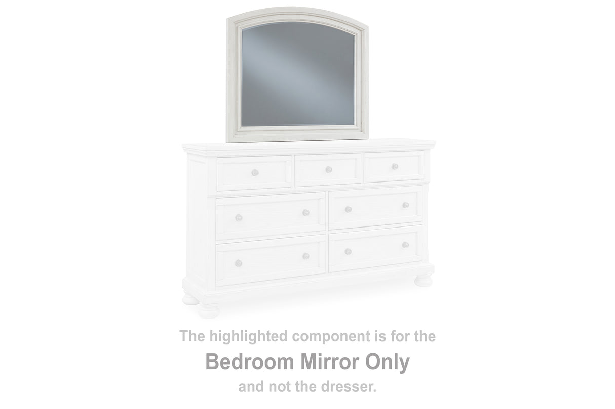 Furniture City - MS - Ashley Furniture - Robbinsdale Bedroom - Bedroom Mirror / Antique White - B742-36
