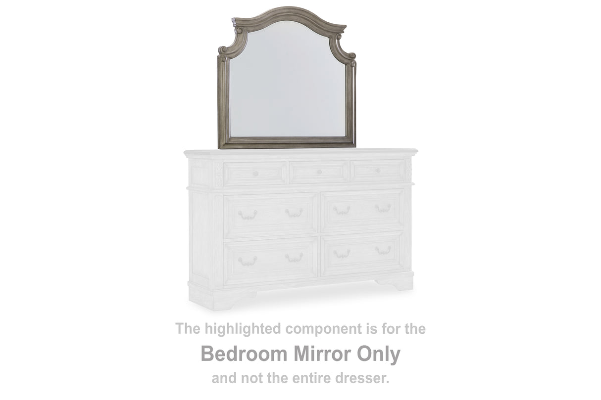 Furniture City - MS - Ashley Furniture - Lodenbay Bedroom - Bedroom Mirror / Antique Gray - B751-36