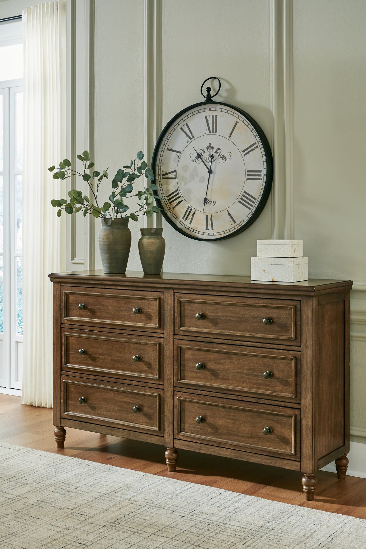 Furniture City - MS - Ashley Furniture - Sturlayne Bedroom - Dresser / Brown - B787-31