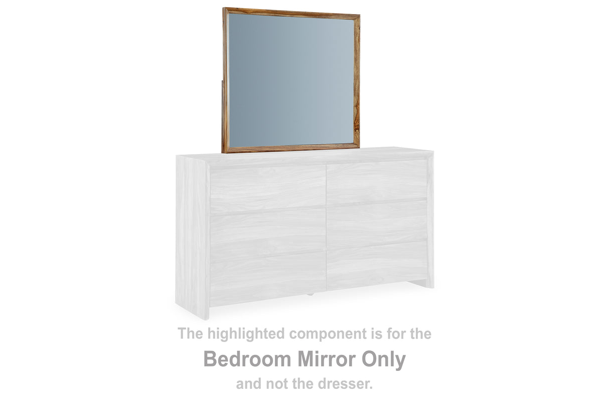 Furniture City - MS - Ashley Furniture - Dressonni Bedroom - Bedroom Mirror / Brown - B790-36