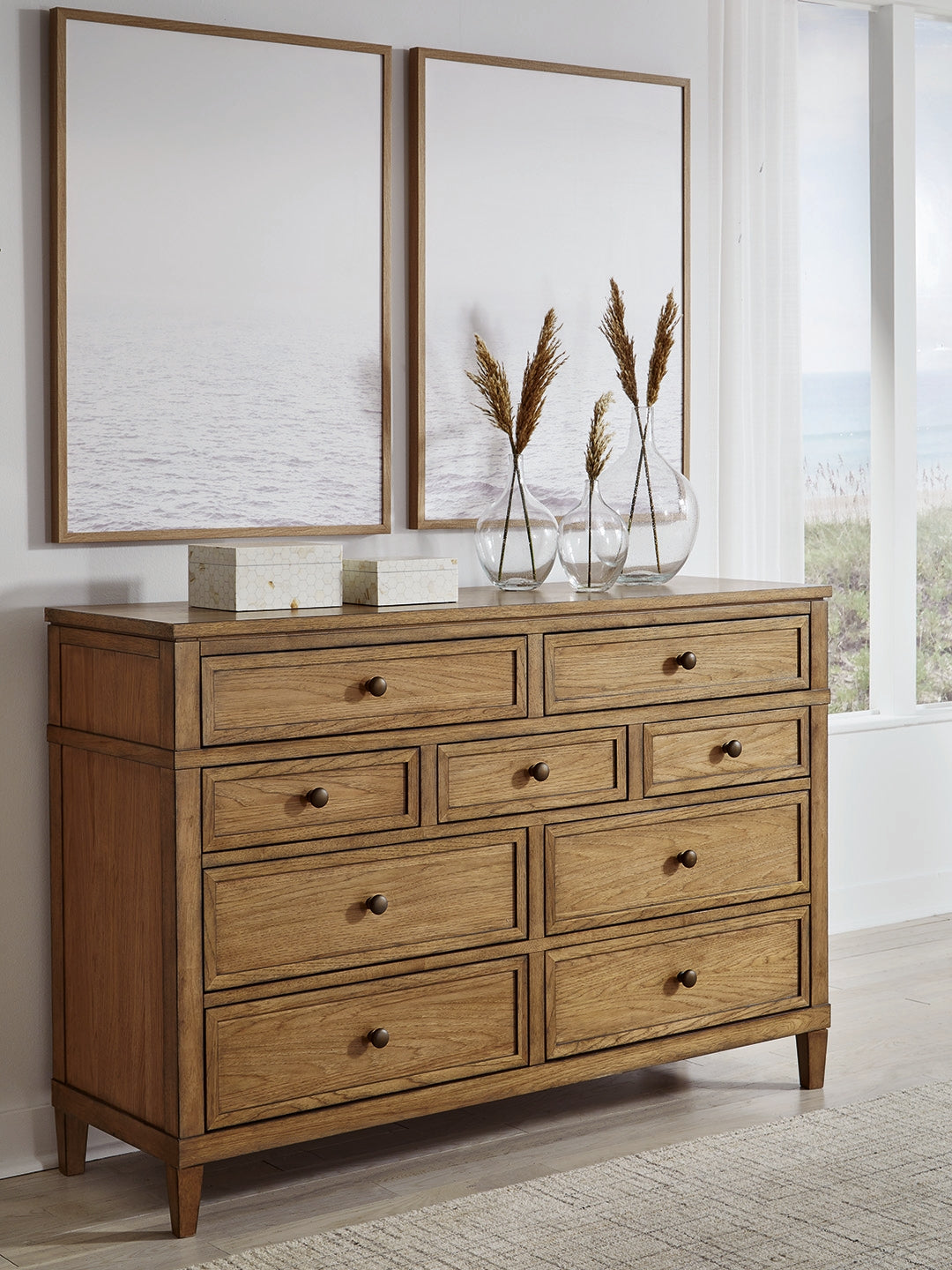 Furniture City - MS - Ashley Furniture - Sharlance Bedroom - Dresser / Brown - B895-31