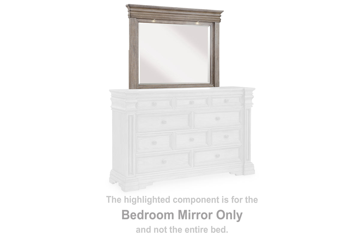 Furniture City - MS - Ashley Furniture - Blairhurst Bedroom - Bedroom Mirror / Light Grayish Brown - B916-36