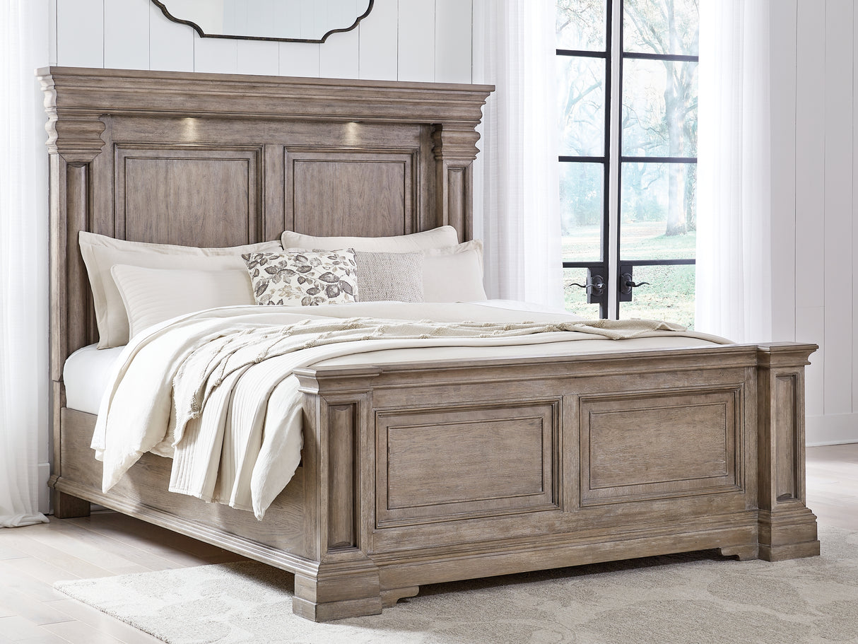 Furniture City - MS - Ashley Furniture - Blairhurst Bedroom - California King Panel Bed / Light Grayish Brown - B916B5