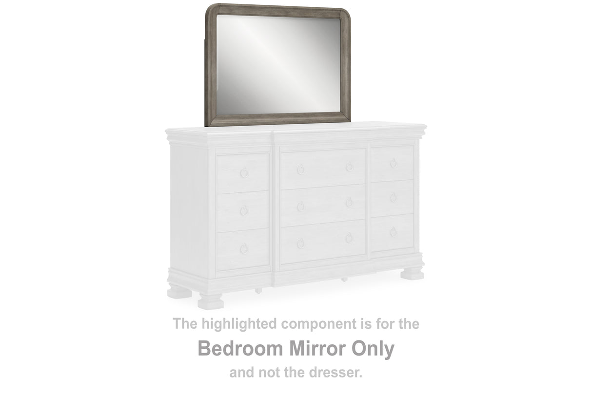 Furniture City - MS - Ashley Furniture - Lexorne Bedroom - Bedroom Mirror / Gray - B924-36