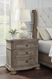 Furniture City - MS - Ashley Furniture - Ardenfield Bedroom - Three Drawer Night Stand / Light Brown - B944-93