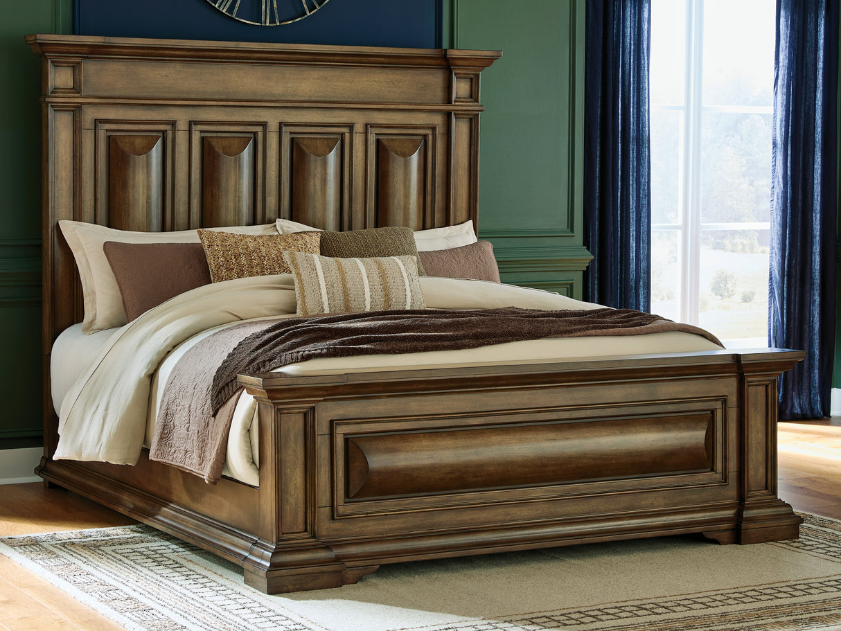 Furniture City - MS - Ashley Furniture - Frantanna Bedroom - California King Panel Bed / Brown - PCB949B7