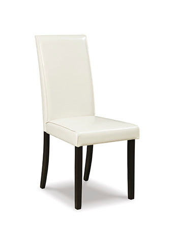 Furniture City - MS - Ashley Furniture - Kimonte Dining Room - Dining Chair (Set of 2) / Ivory - D250-01X2