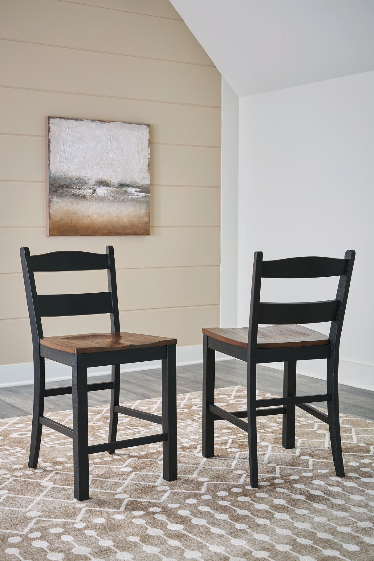 Furniture City - MS - Ashley Furniture - Valebeck Dining Room - Counter Height Barstool (Set of 2) / Multi - D546-724X2