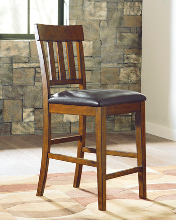 Furniture City - MS - Ashley Furniture - Ralene Dining Room - Counter Height Bar Stool (Set of 2) / Medium Brown - D594-124X2