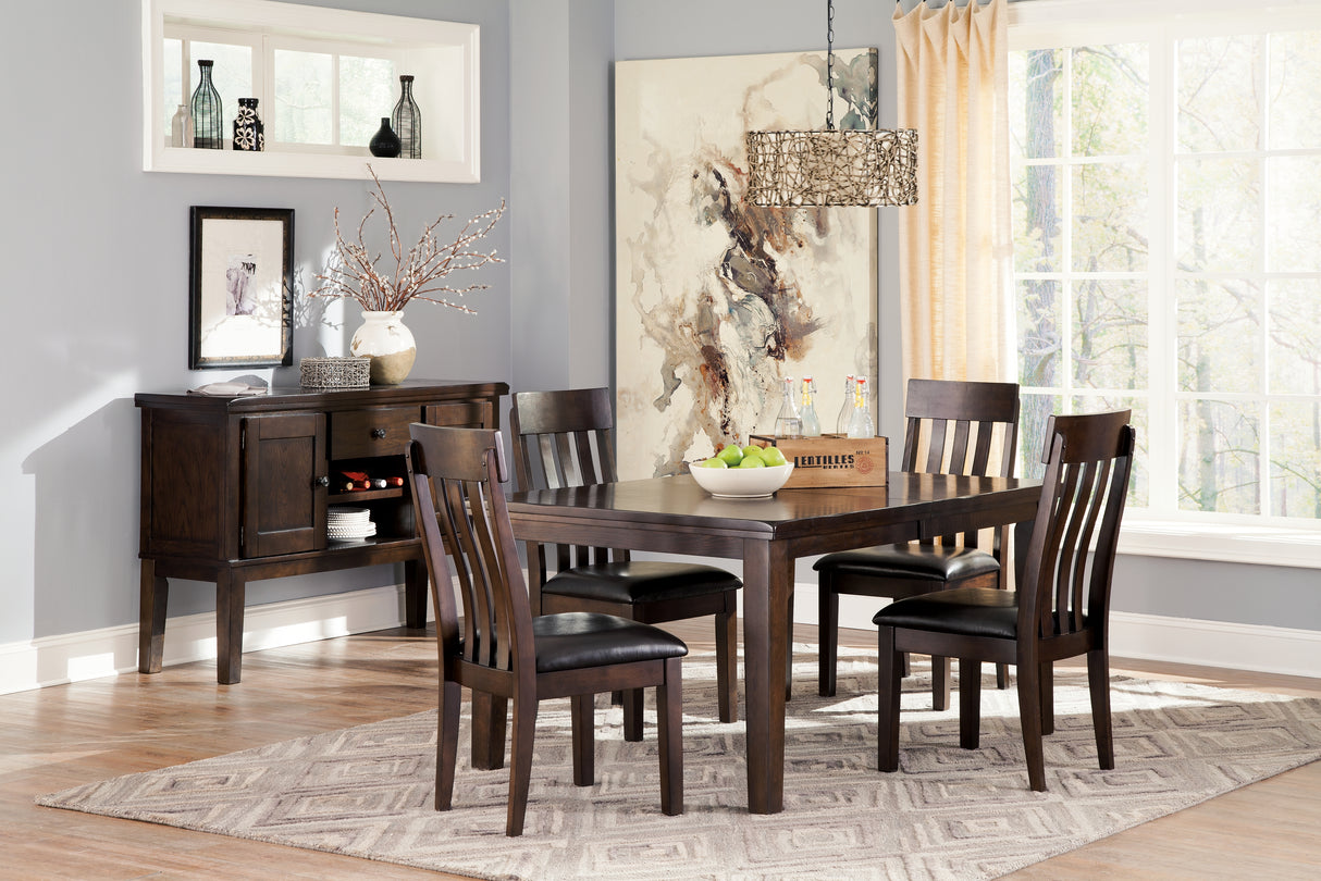 Furniture City - MS - Ashley Furniture - Haddigan Dining Room - RECT Dining Room EXT Table / Dark Brown - D596-35