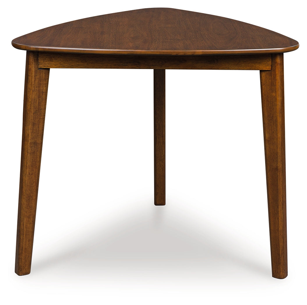 Furniture City - MS - Ashley Furniture - Tameride Dining Table - Triangle Dining Room Table / Brown - PCD609-16