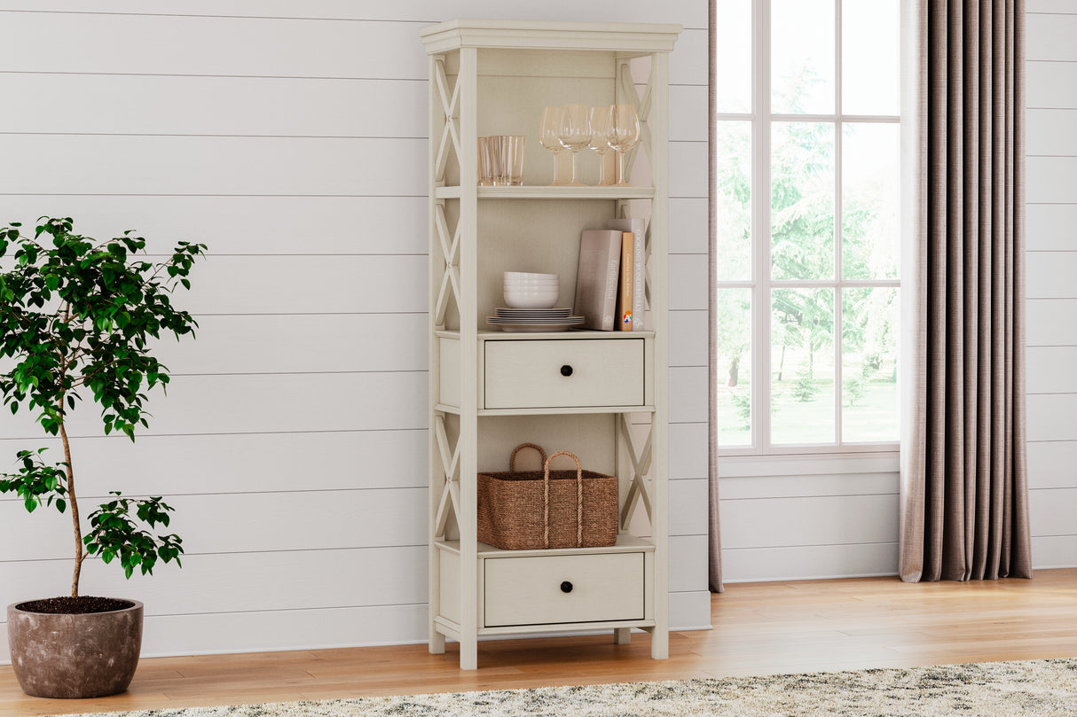 Furniture City - MS - Ashley Furniture - Bolanburg Dining Room - Display Cabinet / Antique White - D647-76