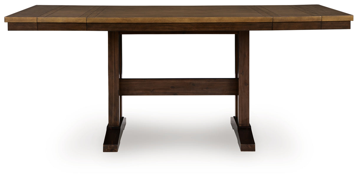 Furniture City - MS - Ashley Furniture - Rylandeen Dining Room - RECT DRM Counter EXT Table - PCD651-32