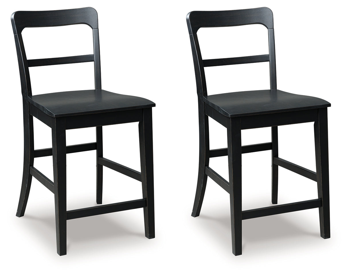 Furniture City - MS - Ashley Furniture - Greddinton Counter Height Barstool (Set of 2) - Counter Height Barstool (Set of 2) / Multi - PCD824-124X2