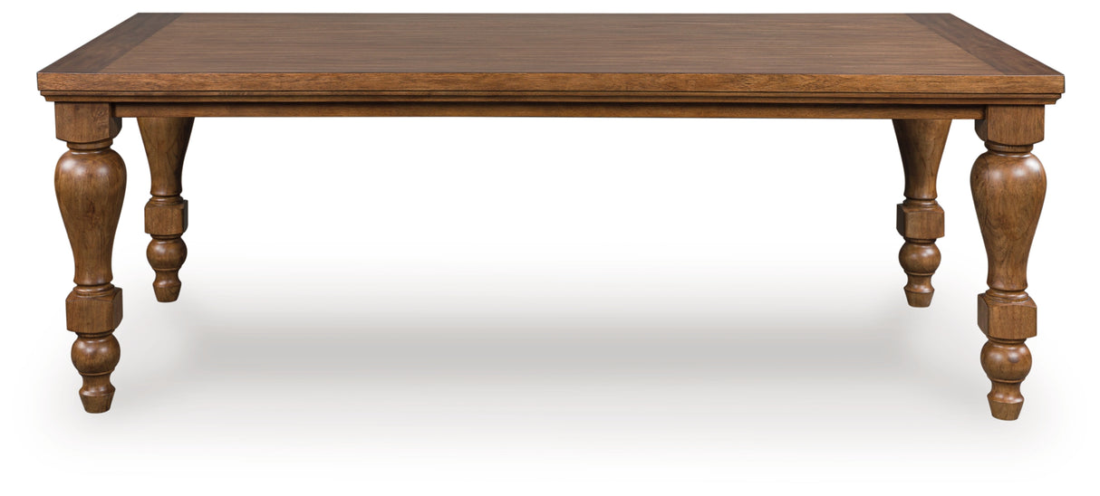 Furniture City - MS - Ashley Furniture - Greddinton Dining Table - Rectangular Dining Room Table / Brown - PCD824-25