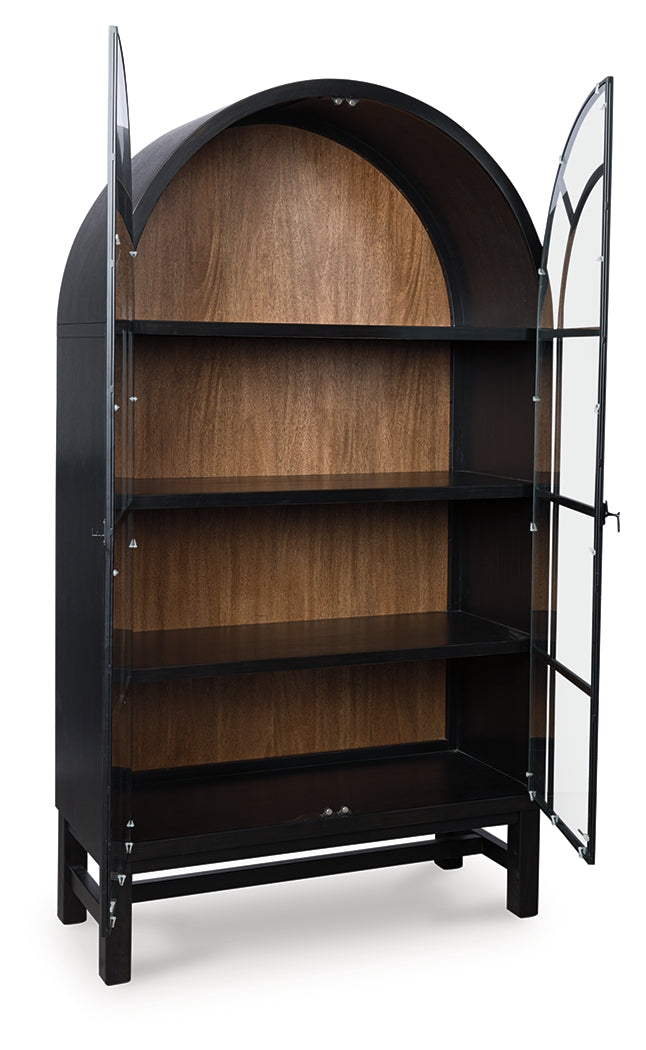 Furniture City - MS - Ashley Furniture - Greddinton Display Cabinet - Display Cabinet / Brown/Black - PCD824-476