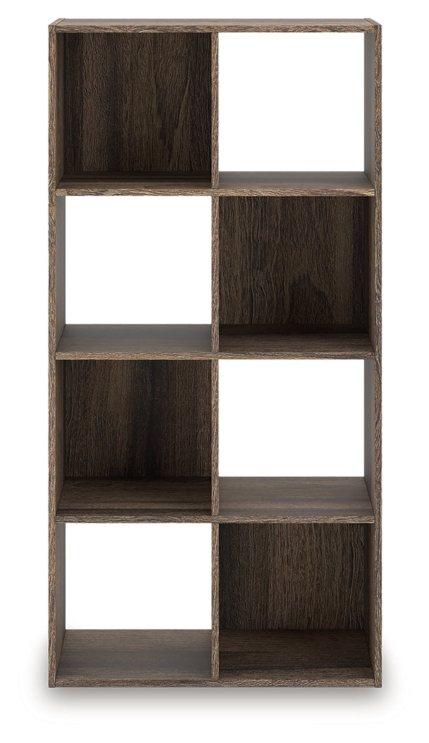 Furniture City - MS - Ashley Furniture - Shallifer Eight Cube Organizer - Eight Cube Organizer / Brown - EA1104-4X2