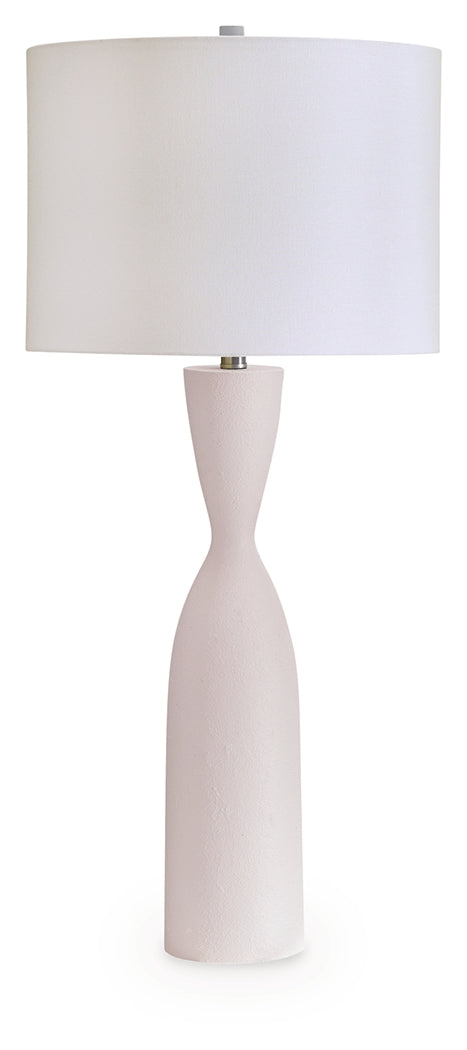 Furniture City - MS - Ashley Furniture - Davinford Lighting - Poly Table Lamp (1/CN) / White - L236004