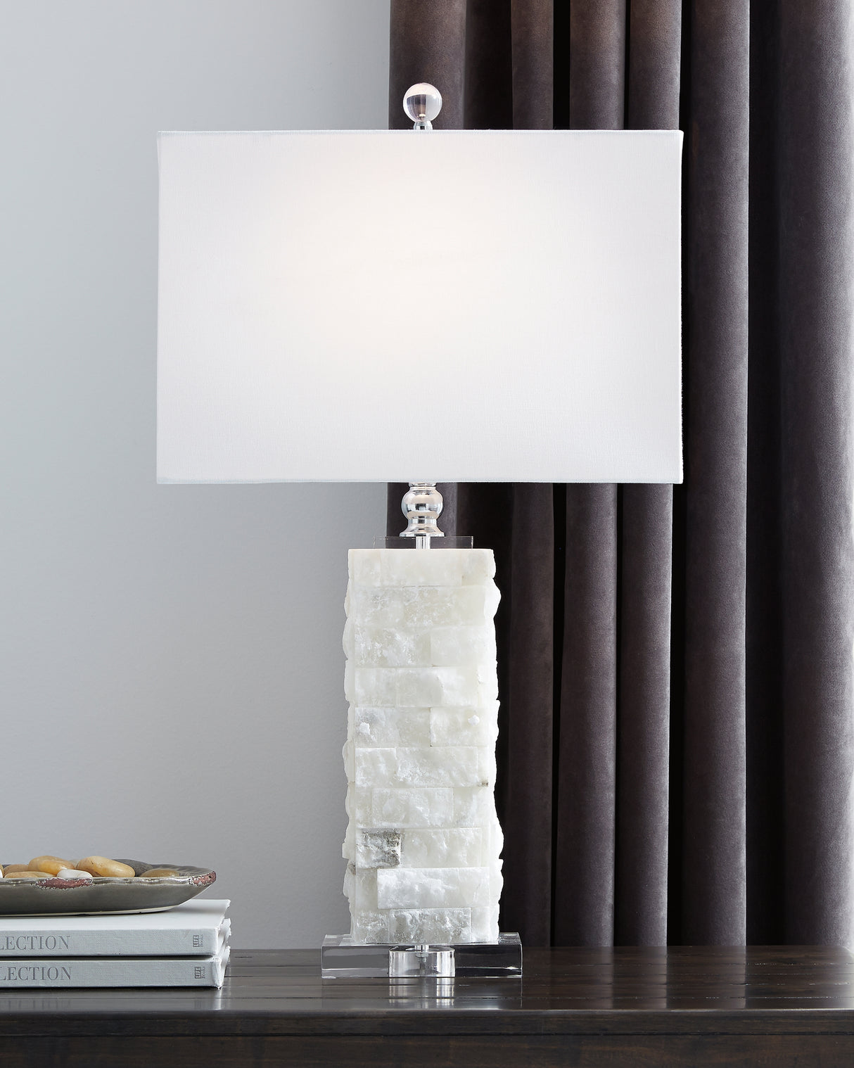Furniture City - MS - Ashley Furniture - Malise Lighting - Table Lamp (Set of 2) / White - L429014X2
