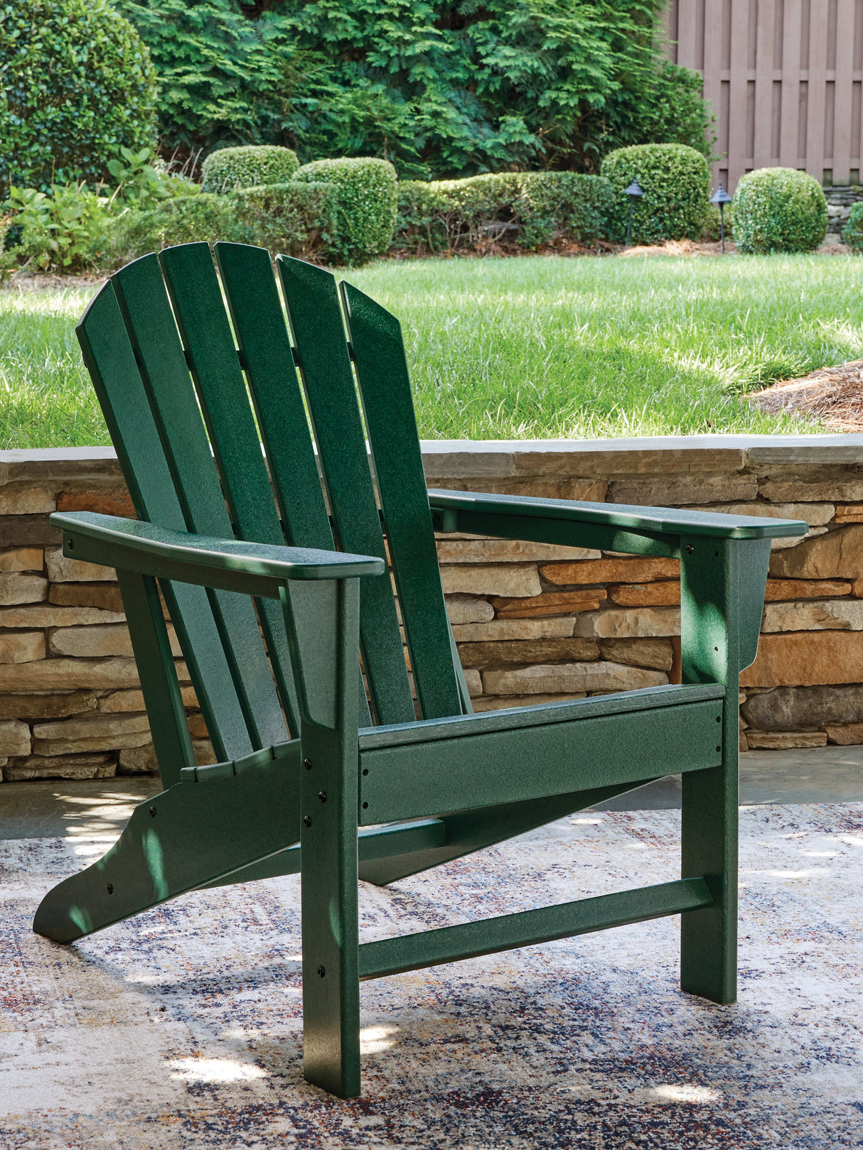Furniture City - MS - Ashley Furniture - Sundown Shores Outdoor - Adirondack Chair / Green - PCP007-898