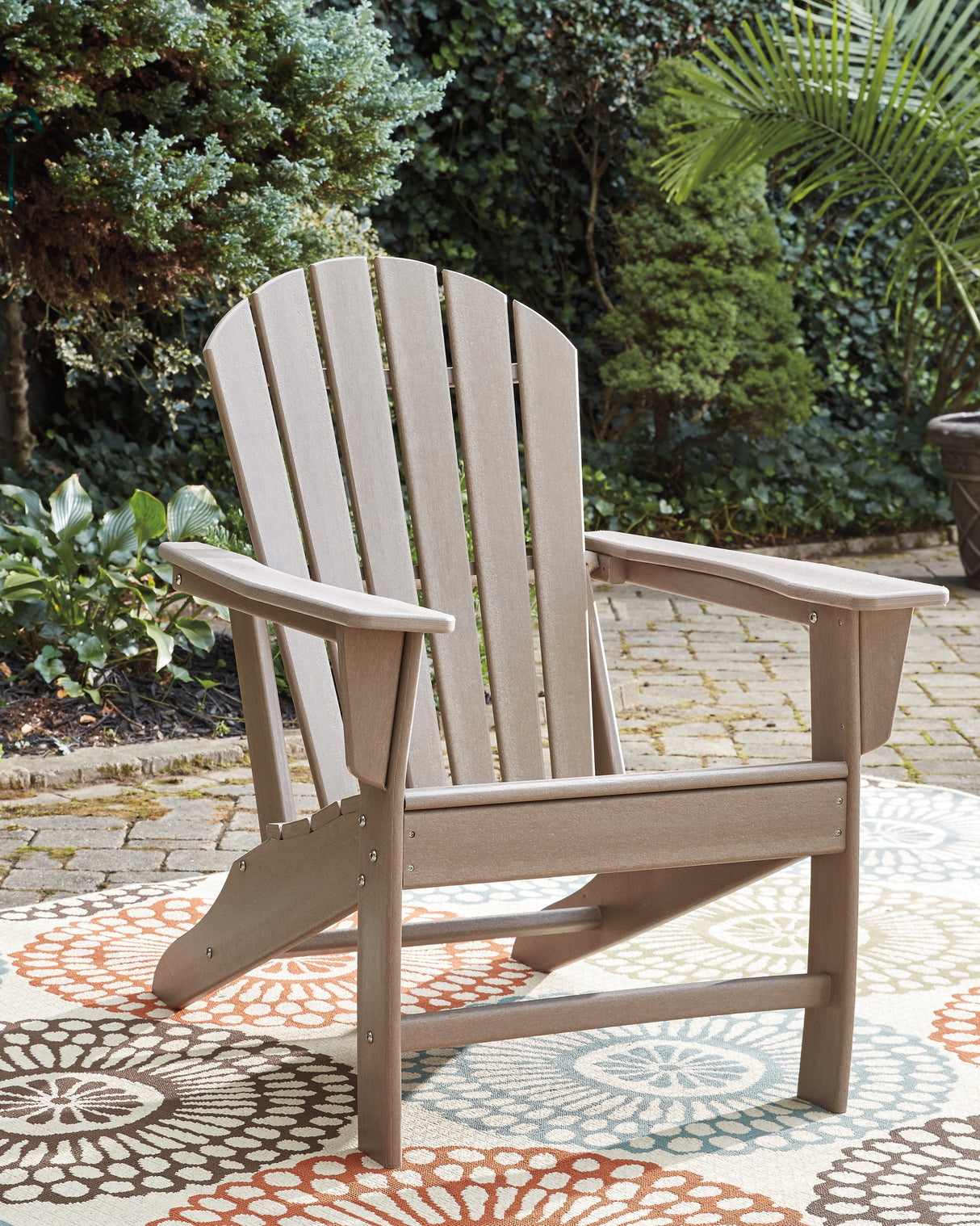 Furniture City - MS - Ashley Furniture - Sundown Treasure Outdoor - Adirondack Chair / Driftwood - P014-898