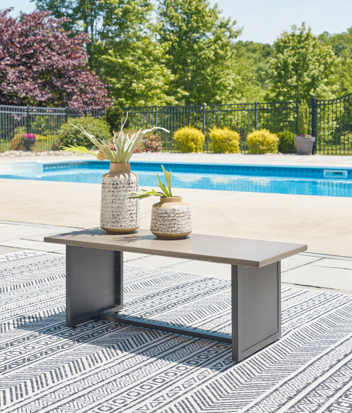 Furniture City - MS - Ashley Furniture - Bree Zee Outdoor - 3-Piece Outdoor Modular Seating / Brown - P160P9