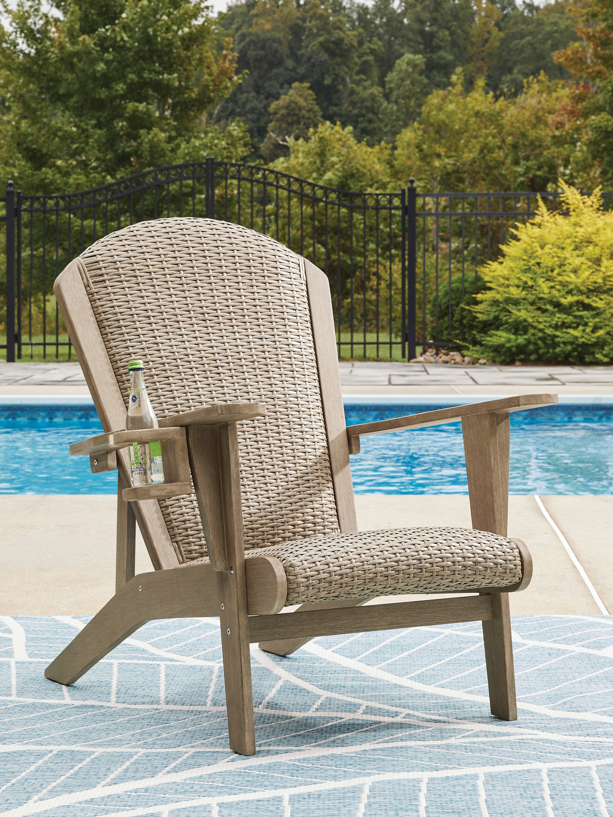 Furniture City - MS - Ashley Furniture - Marina Sun Outdoor - Adirondack Chair / Beige - PCP204-898