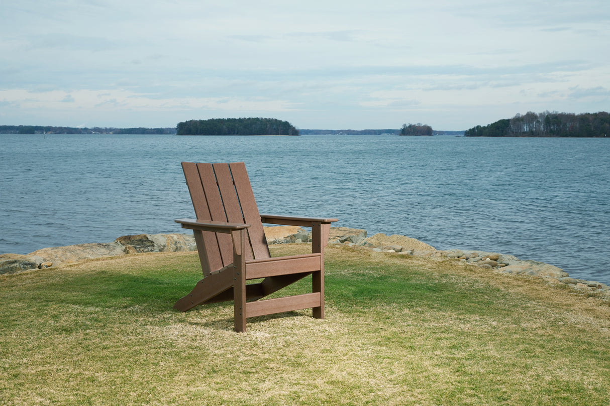 Furniture City - MS - Ashley Furniture - Emmeline Outdoor - Adirondack Chair / Brown - P420-898