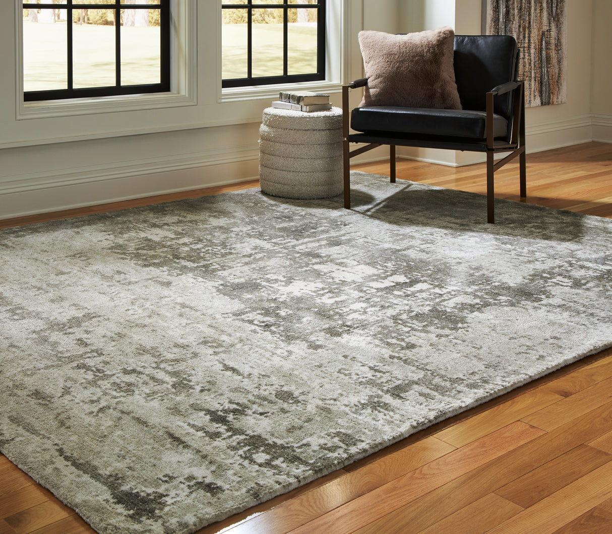Furniture City - MS - Ashley Furniture - Valmontic Rug - 8' x 10' Rug / Gray - R406921
