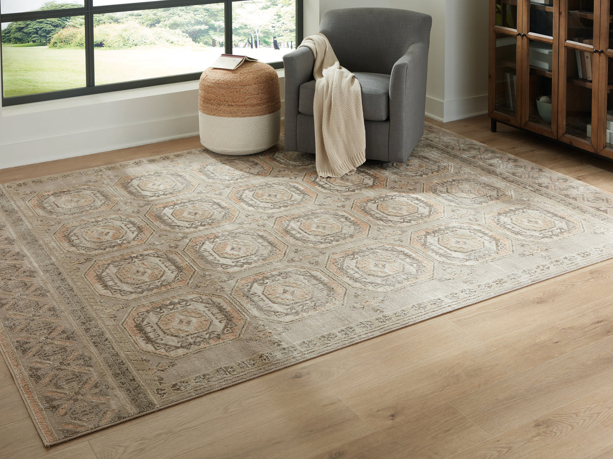 Furniture City - MS - Ashley Furniture - Bachby Rug - 7'10" x 10' Area Rug / Multi - R407681