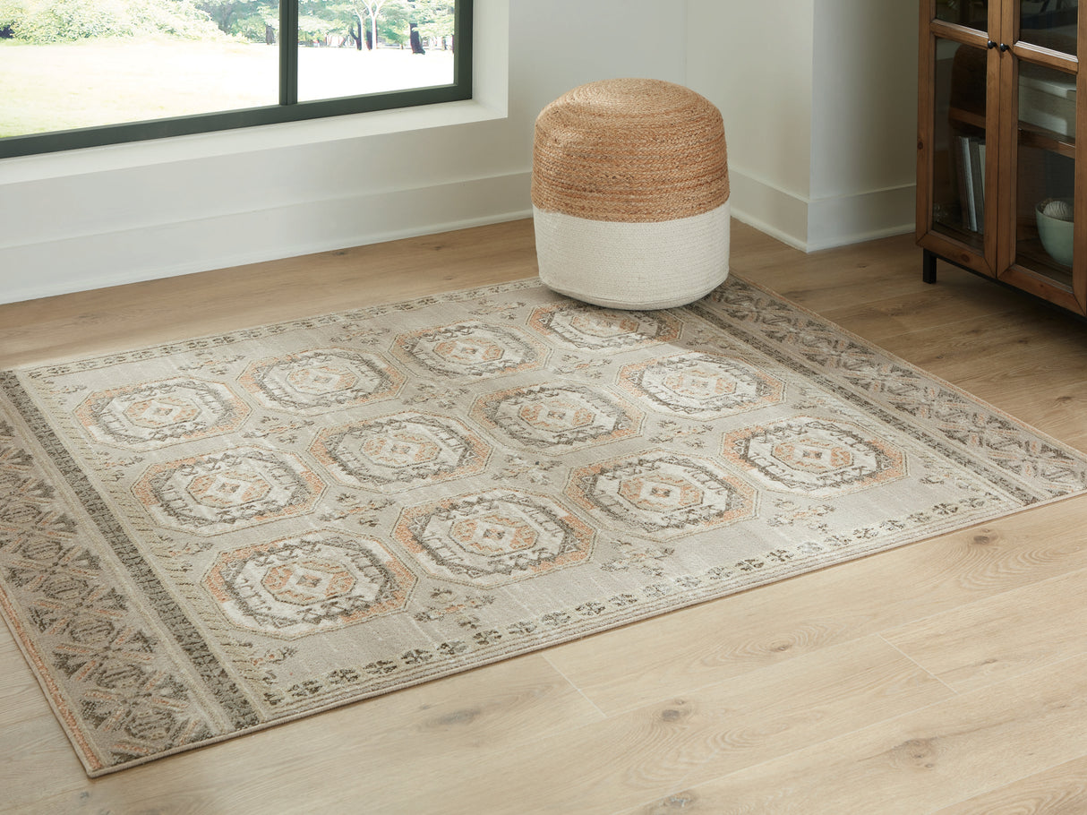 Furniture City - MS - Ashley Furniture - Bachby Rug - 5'3" x 7' Area Rug / Multi - R407682