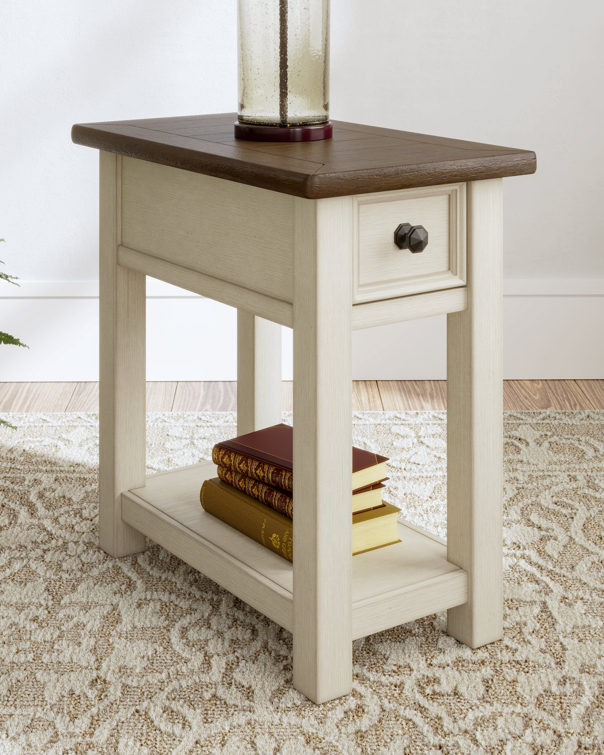 Furniture City - MS - Ashley Furniture - Bolanburg Chairside End Table - Chair Side End Table / Two-tone - T637-107
