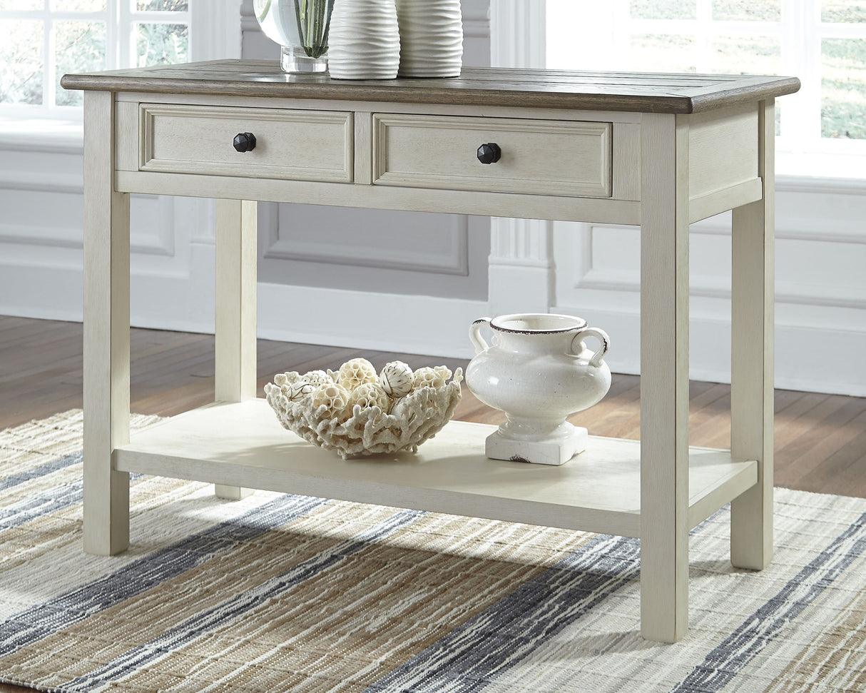 Furniture City - MS - Ashley Furniture - Bolanburg Sofa/Console Table - Sofa Table / Two-tone - T637-4