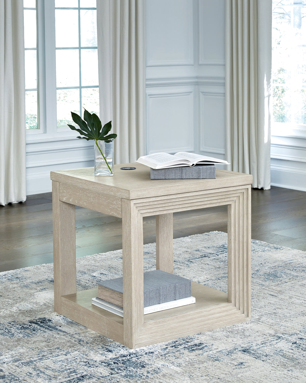 Furniture City - MS - Ashley Furniture - Marxhart End Table - Square End Table / Bisque - T791-2