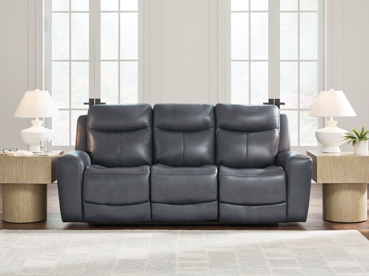 Furniture City - MS - Ashley Furniture - Next Move Living Room - PWR REC Sofa with ADJ Headrest / Mahogany - PCU1210215