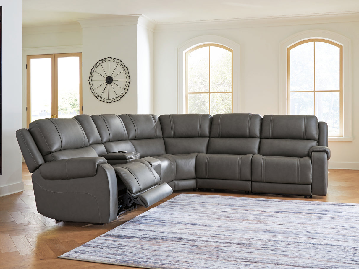 Furniture City - MS - Ashley Furniture - 5Z - Pittson Sectional - 6-Piece Power Reclining Sectional - PCU12600S5