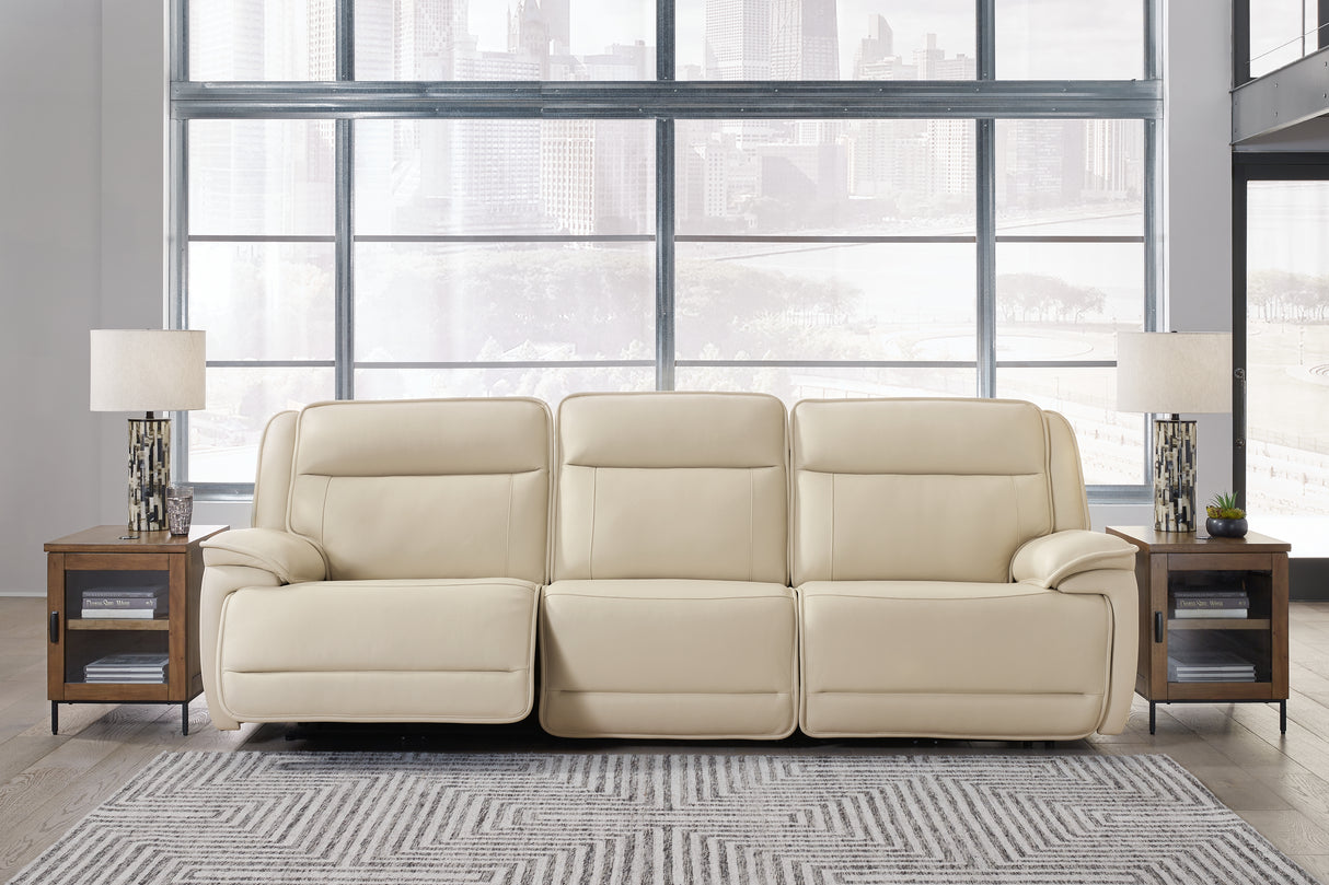 Furniture City - MS - Ashley Furniture - Double Deal Sectional - 3-Piece Power Reclining Sofa Sectional / Almond - U13001S5