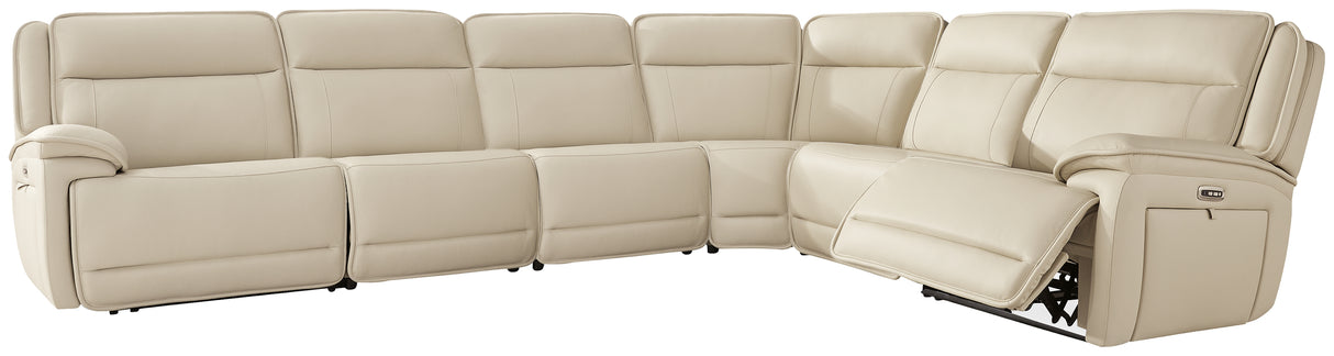Furniture City - MS - Ashley Furniture - Double Deal Sectional - 6-Piece Reclining Sectional / Almond - U13001S7