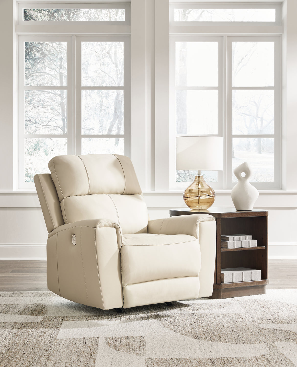 Furniture City - MS - Ashley Furniture - Dahlmoore Living Room - Power Rocker Recliner / Almond - U1320098