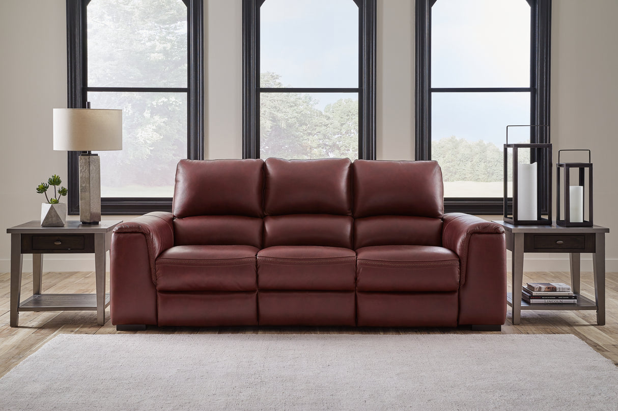 Furniture City - MS - Ashley Furniture - Alessandro Living Room - PWR REC Sofa with ADJ Headrest / Garnet - U2550115