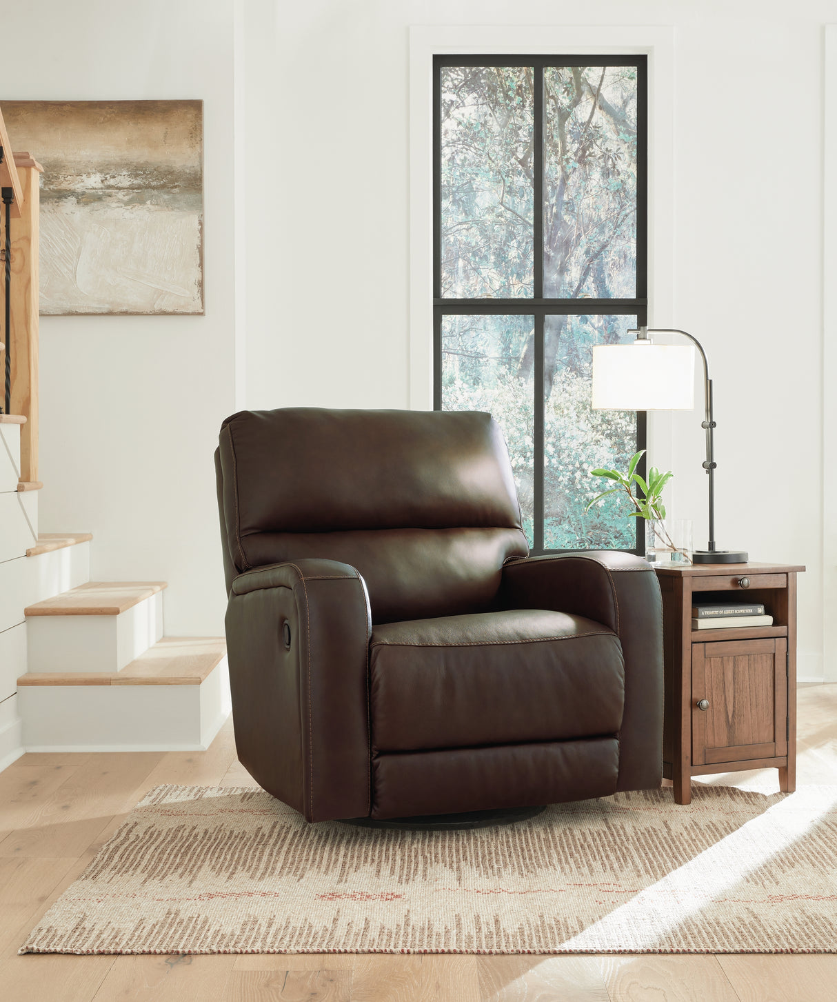 Furniture City - MS - Ashley Furniture - Emberla Living Room - Swivel Glider Recliner / Coffee - U4480561