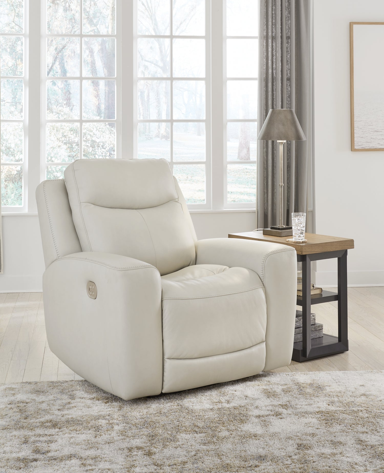 Furniture City - MS - Ashley Furniture - Mindanao Living Room - PWR Recliner/ADJ Headrest / Coconut - U5950513