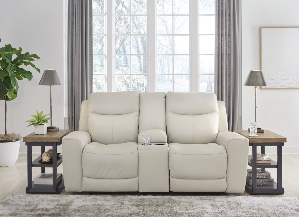Furniture City - MS - Ashley Furniture - Mindanao Living Room - PWR REC Loveseat/CON/ADJ HDRST / Coconut - U5950518