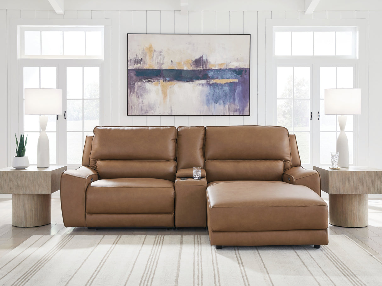 Furniture City - MS - Ashley Furniture - DeepWakes Sectional - 3-Piece Power Reclining Sectional with Chaise - PCU62606S4