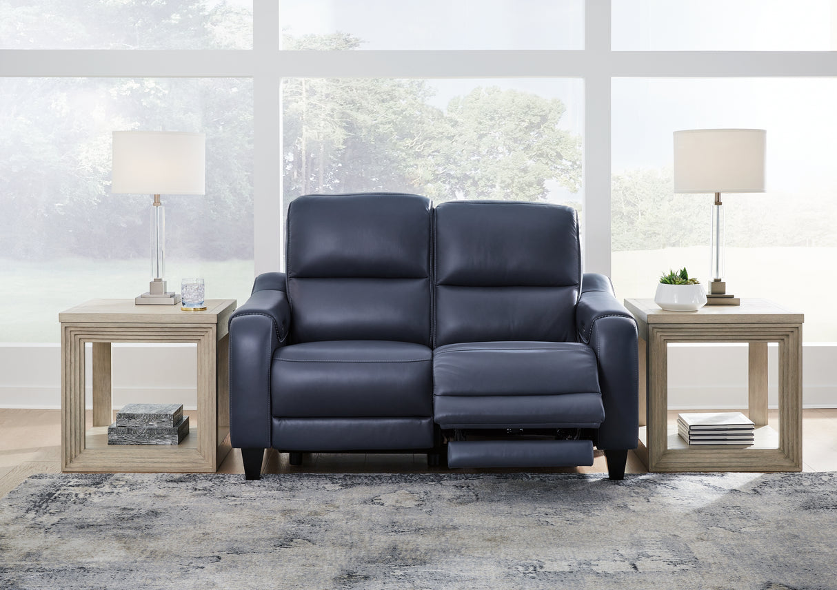 Furniture City - MS - Ashley Furniture - Mercomatic Living Room - PWR REC Loveseat/ADJ Headrest / Ocean - U7531114
