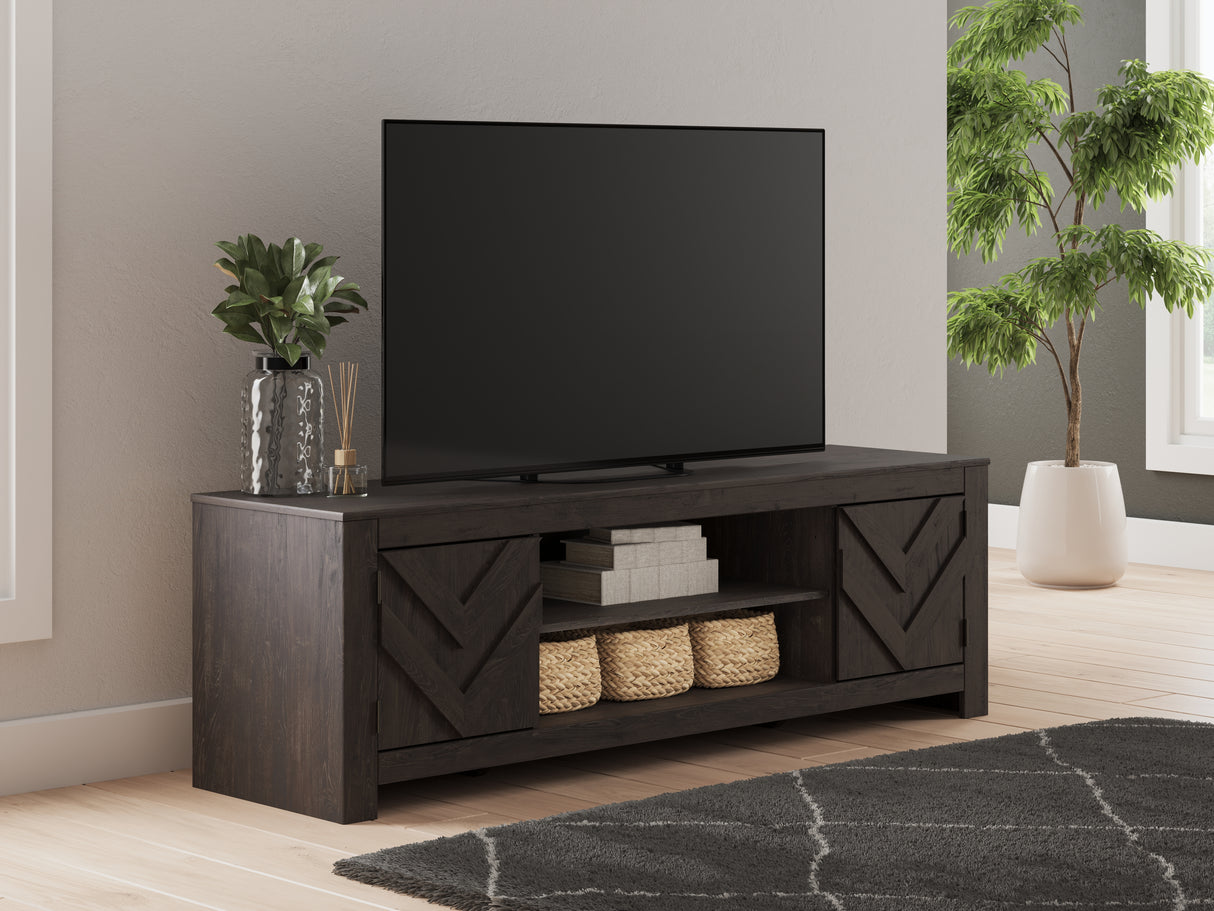 Furniture City - MS - Ashley Furniture - Cayboni TV Stand - 71" / Black - W3789-68